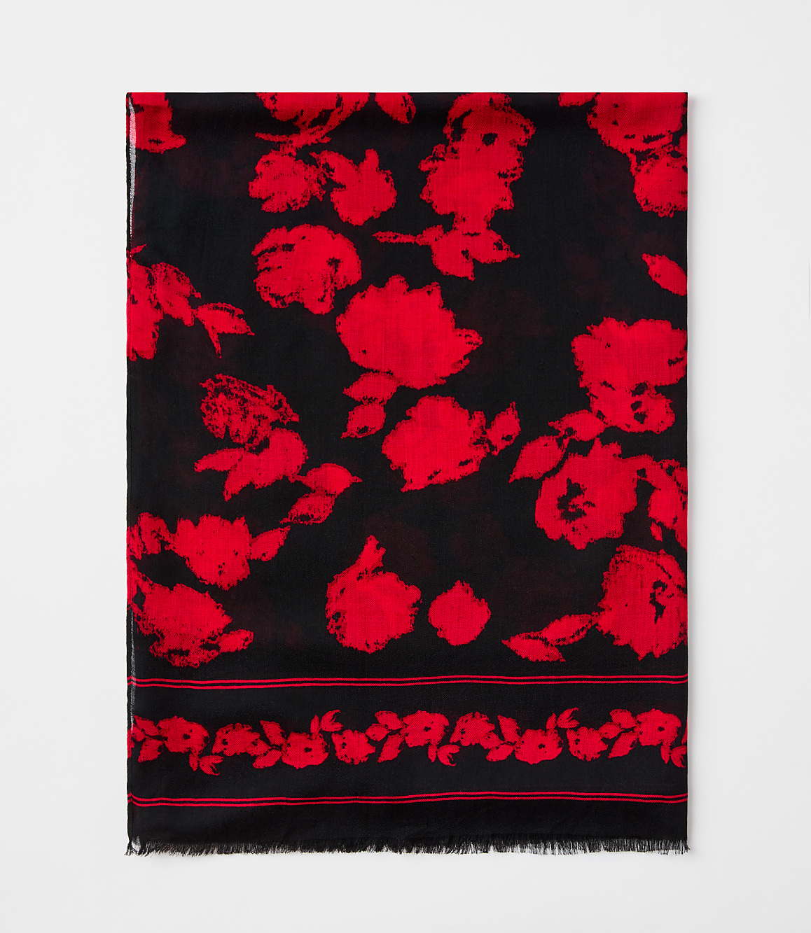 Floral Softened Scarf