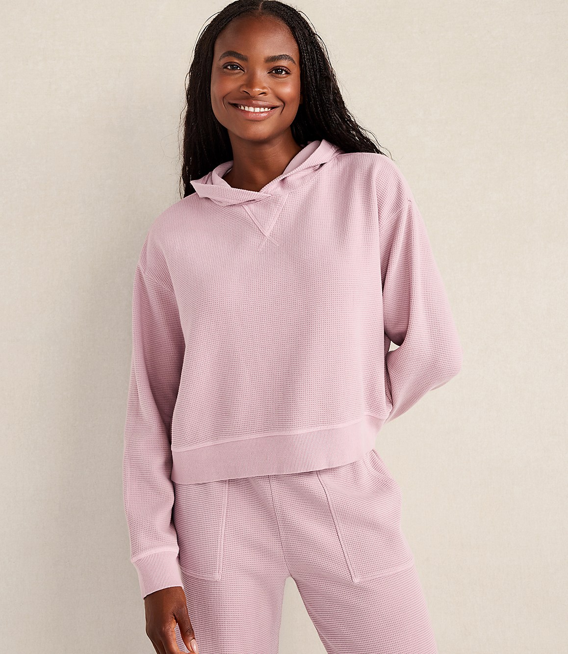 Haven Well Within Organic Cotton Waffle Hoodie