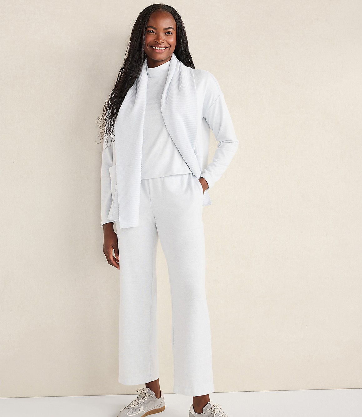 Haven Well Within Cozy Knit Open Front Cardigan