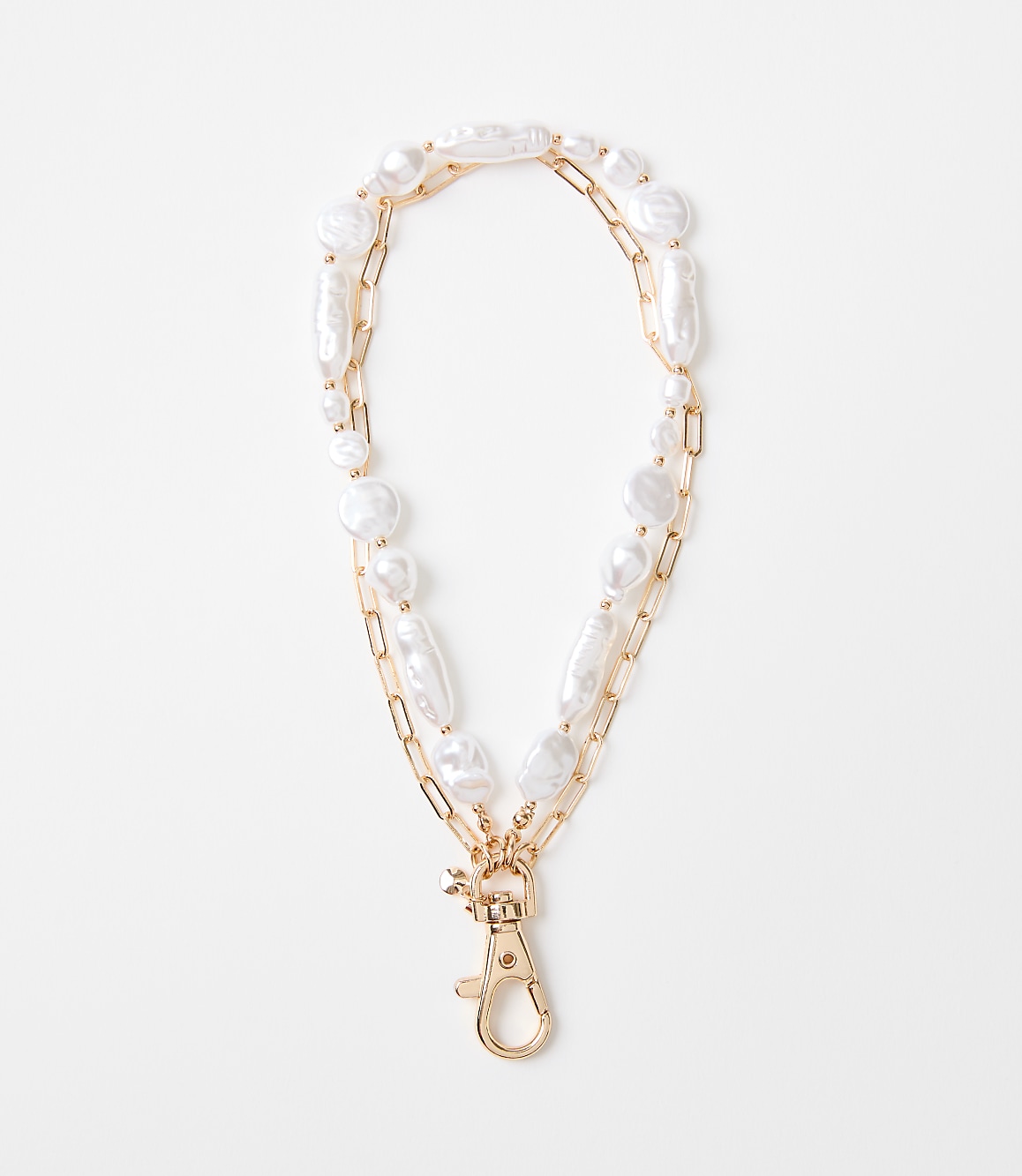 Short Pearlized Phone Chain