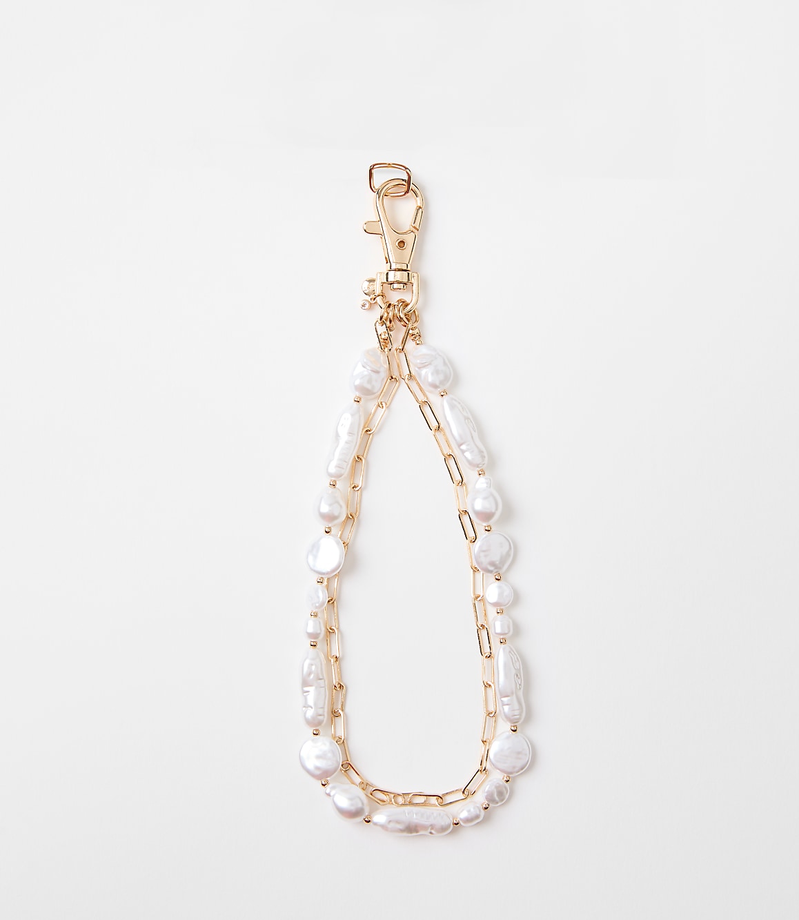 Short Pearlized Phone Chain
