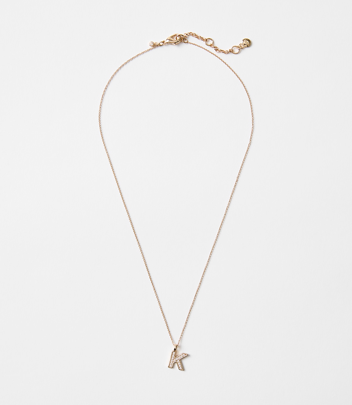 Pave Initial Necklace