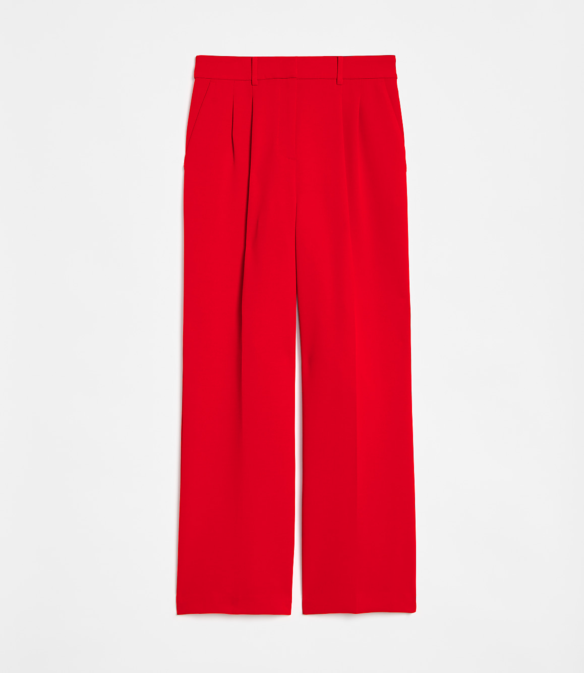 LOFT Versa Crepe Drape Pleated Relaxed Straight Pants