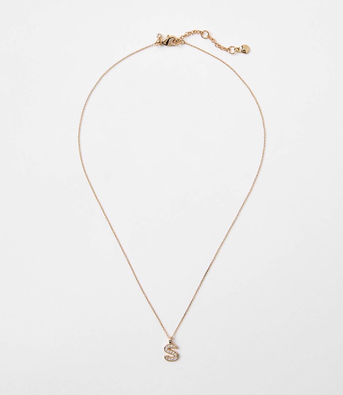 Pave Initial Necklace