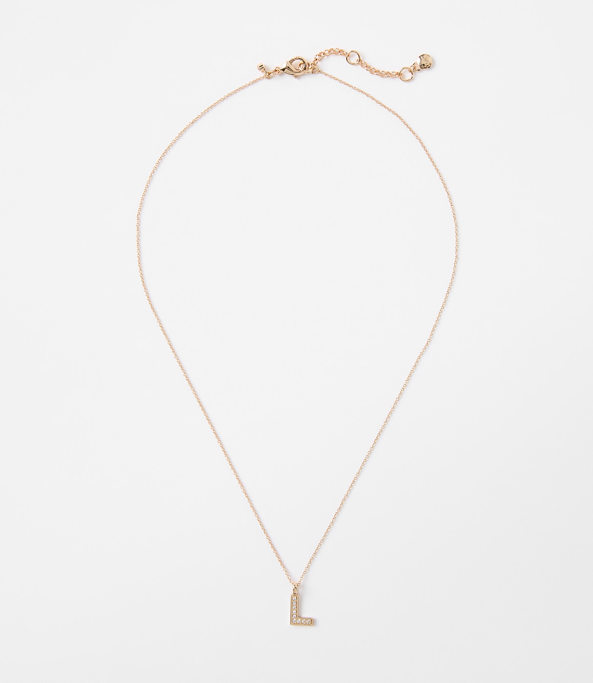 Pave Initial Necklace