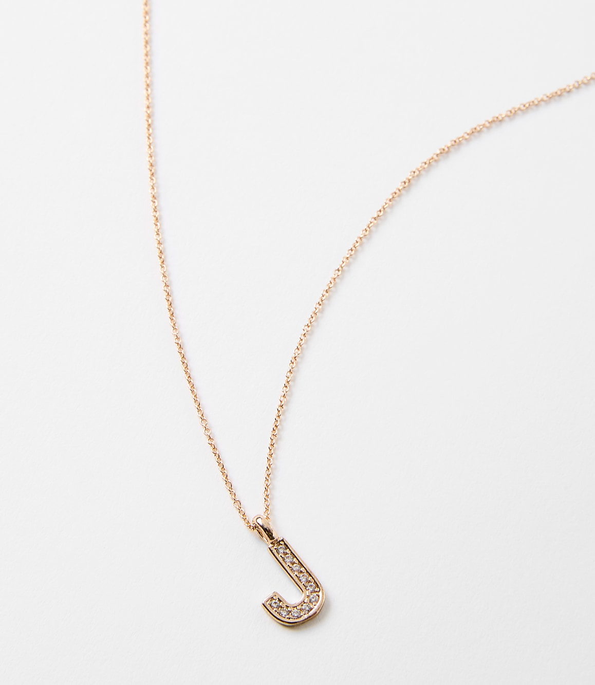 Pave Initial Necklace