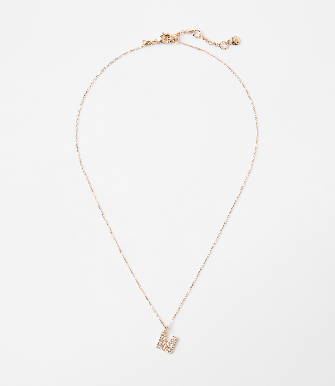 Pave Initial Necklace