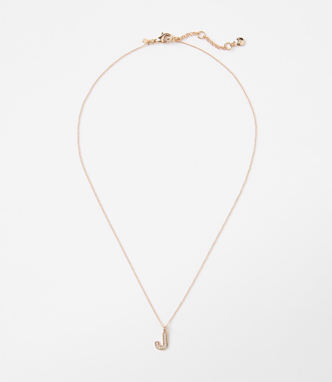 Pave Initial Necklace