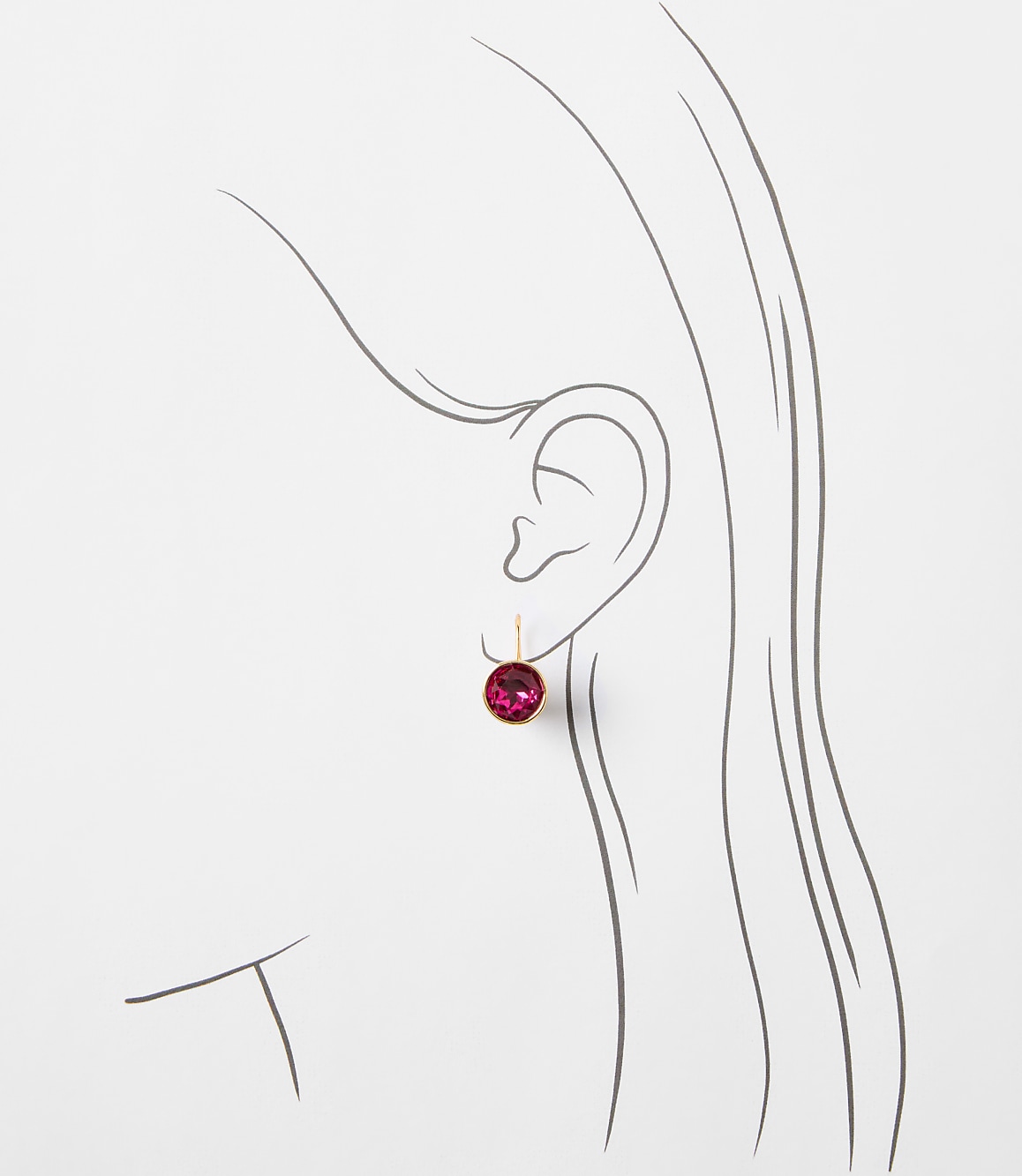 Sparkle Pull Through Earrings