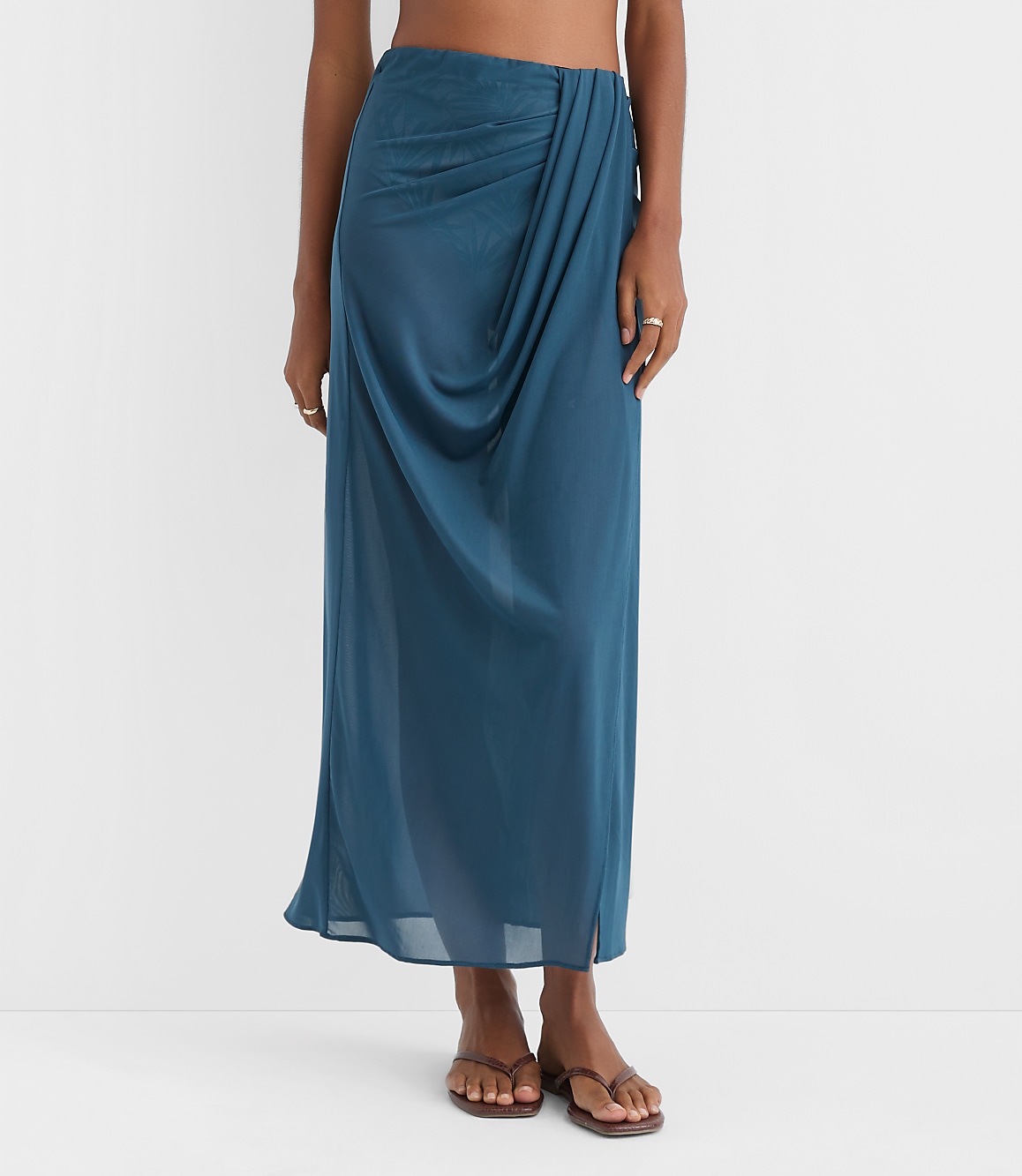LOFT Beach Mesh Pareo Skirt
