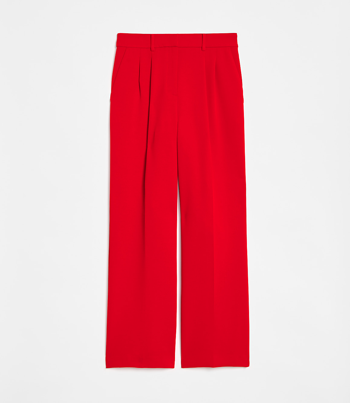 Petite LOFT Versa Crepe Drape Pleated Relaxed Straight Pants