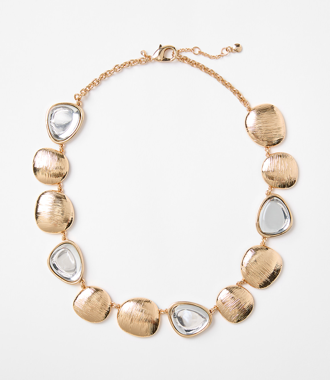 Mixed Metal Statement Necklace