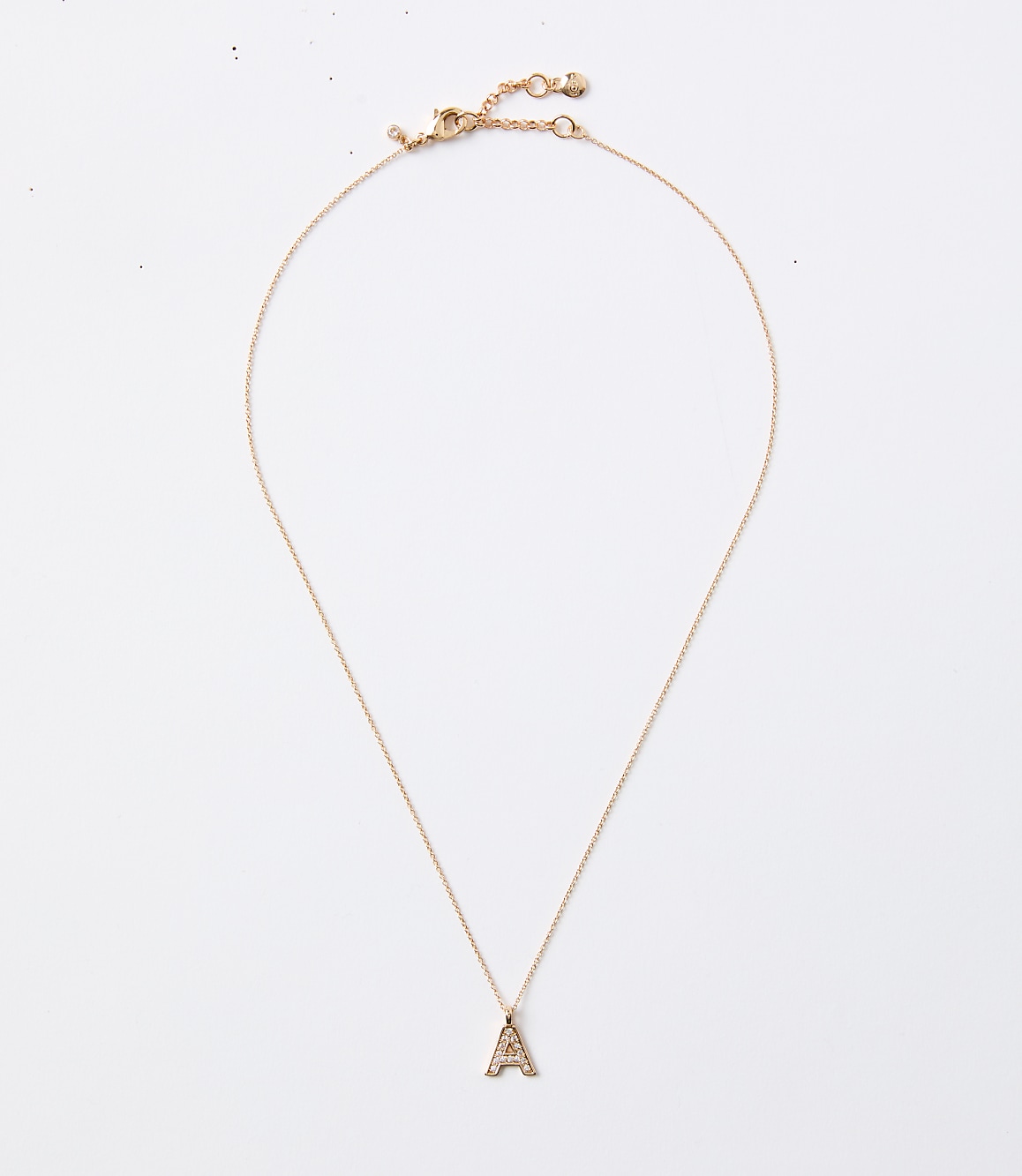 Pave Initial Necklace