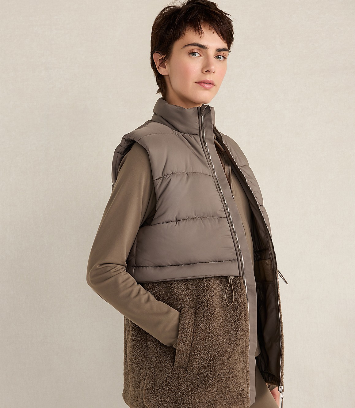 Haven Well Within Sherpa Puffer Vest