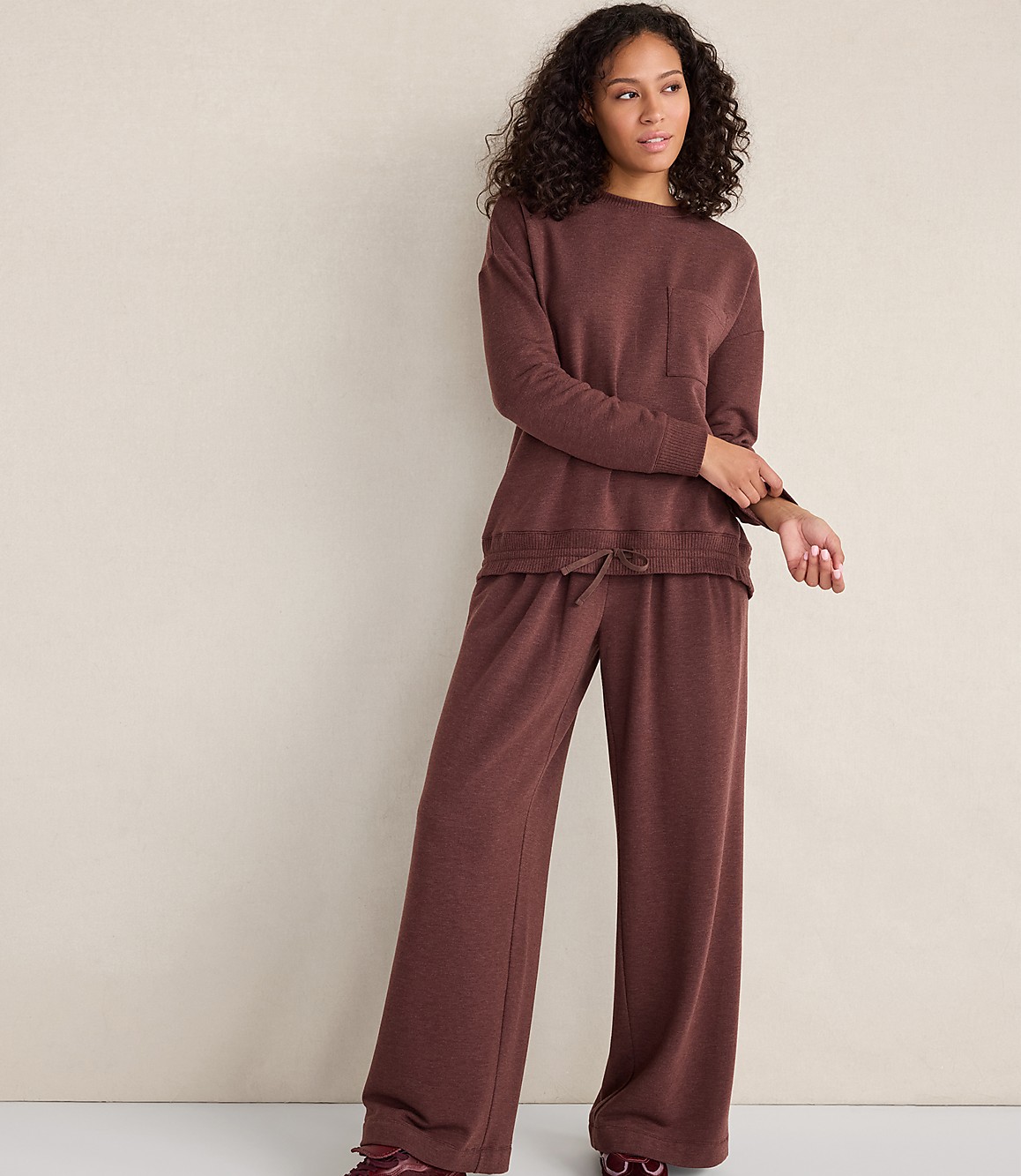 Haven Well Within Fleece Cinched Crewneck