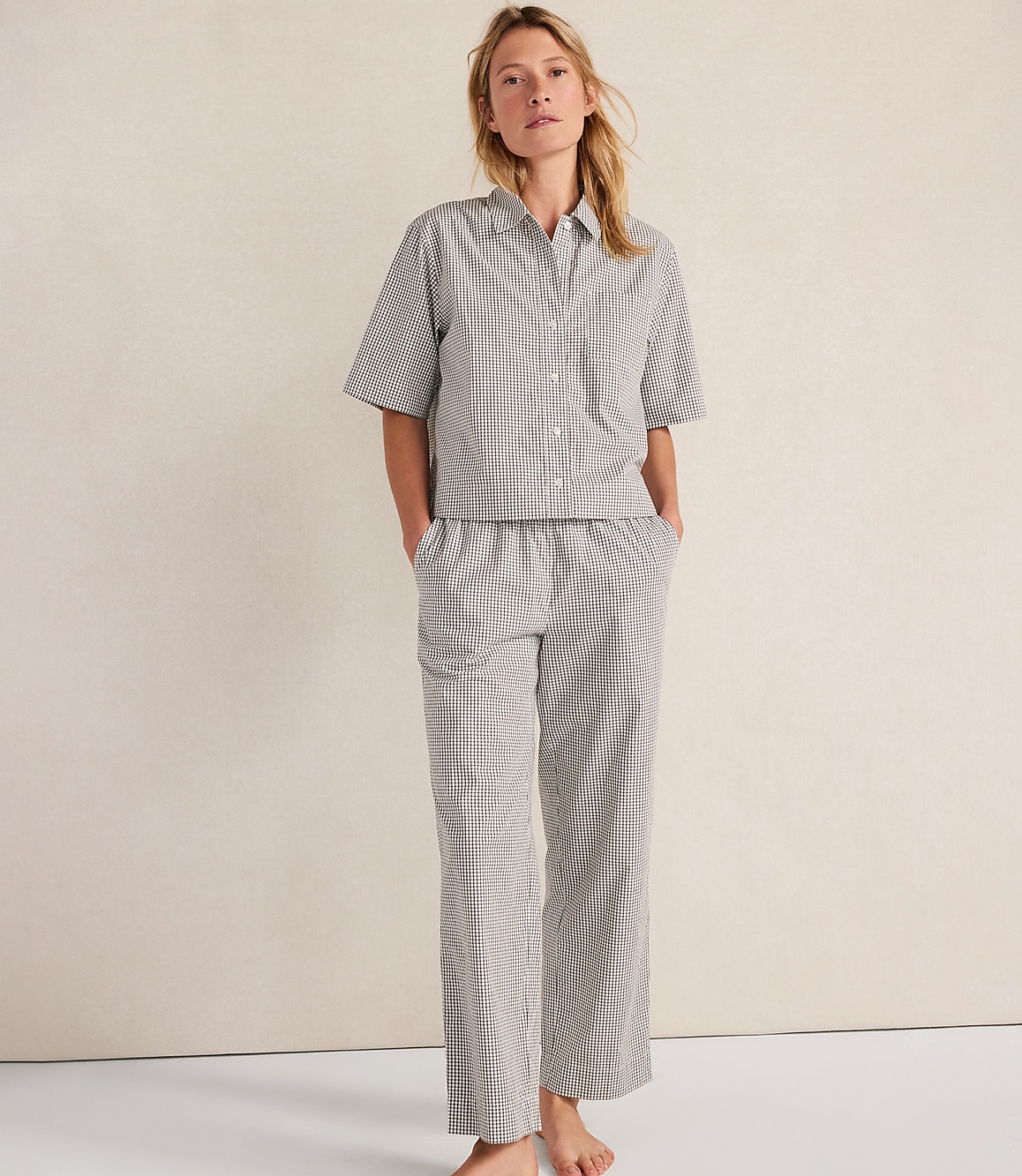 Haven Well Within Organic Cotton Poplin Scattered Floral Pajama Pants