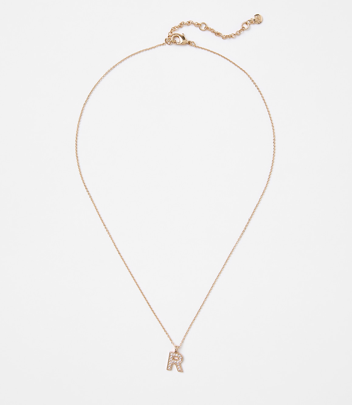 Pave Initial Necklace