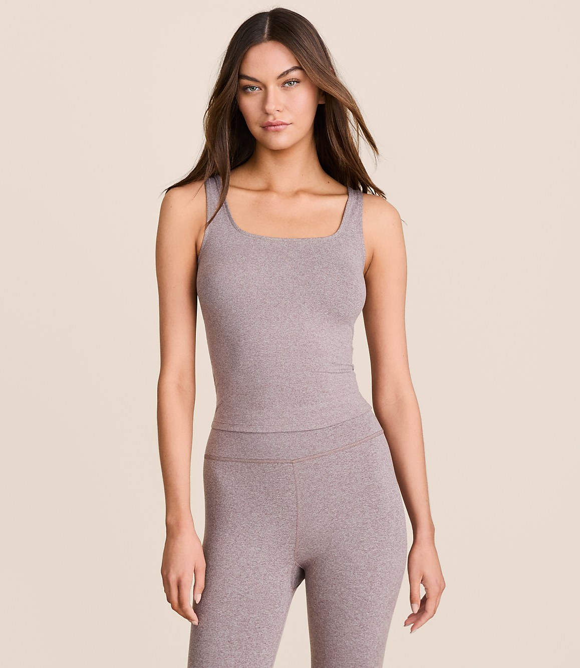 Lou & Grey Heathered Brushedsoft Tank Top