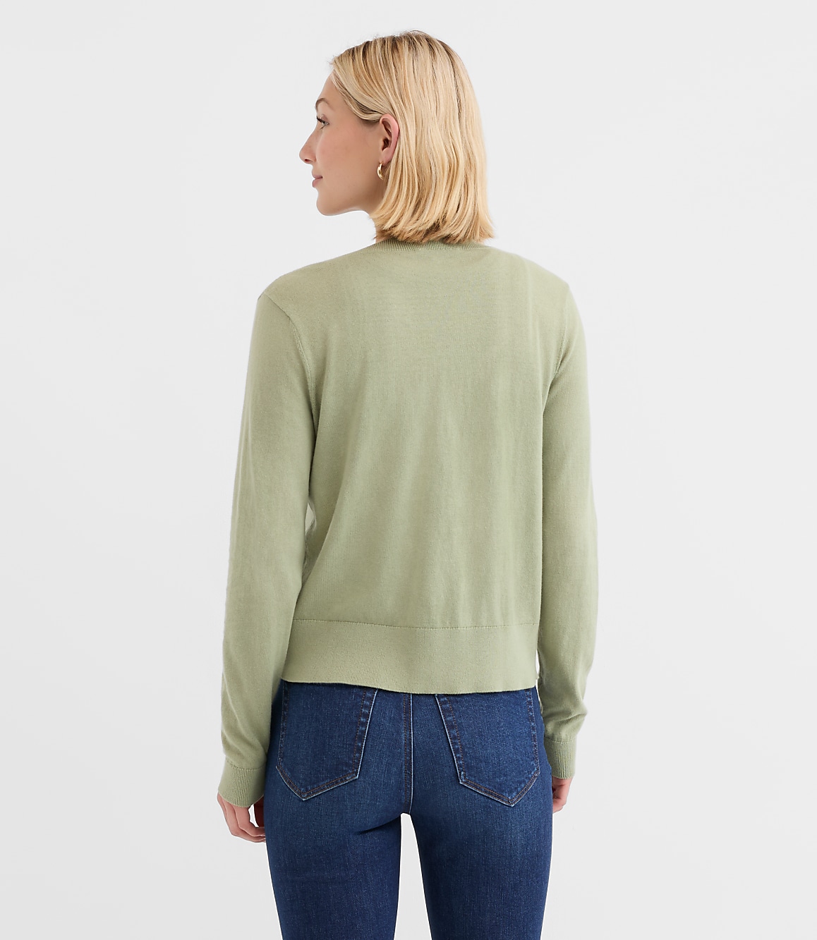 Modern Crew Neck Cardigan