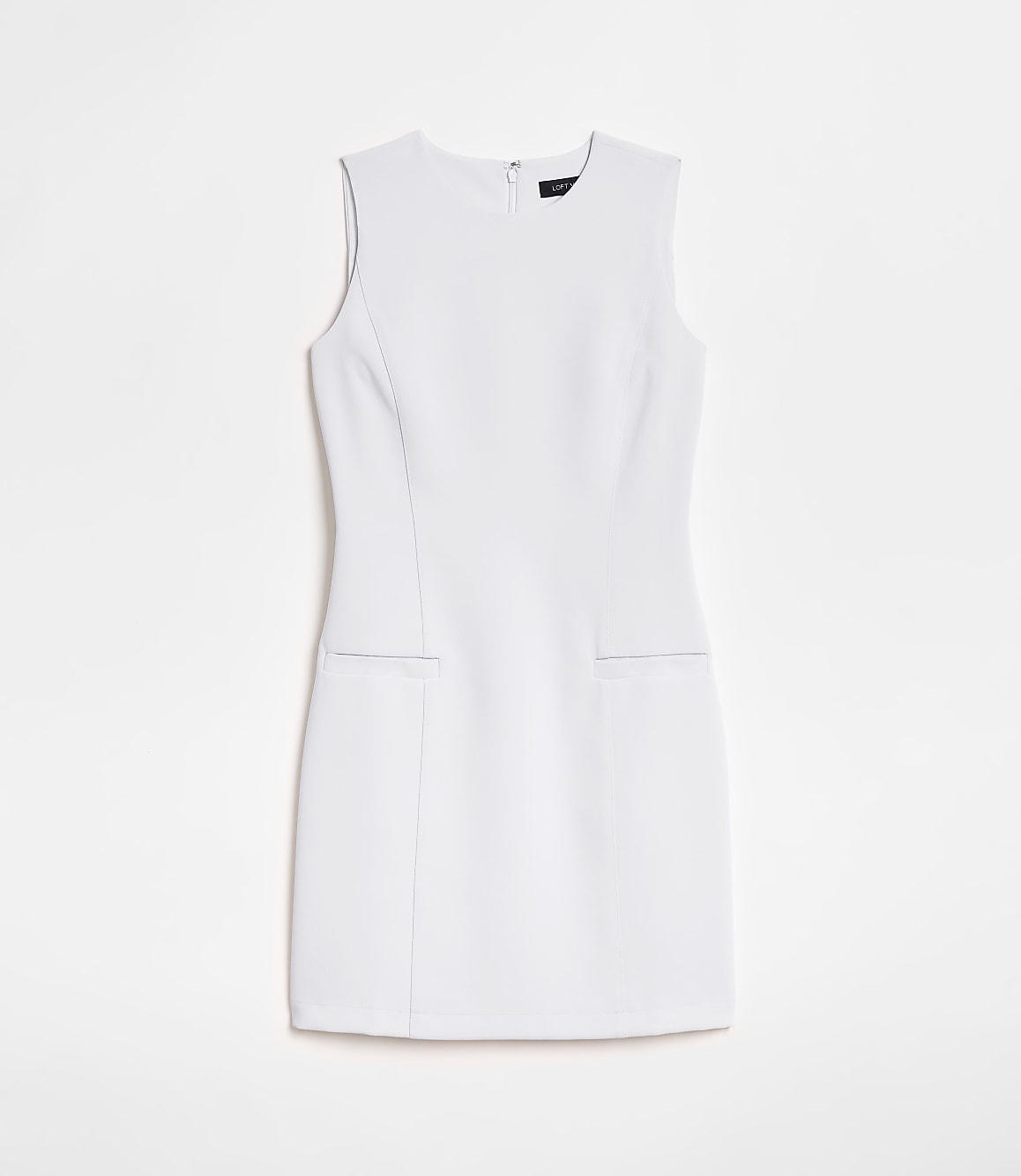 LOFT Versa Crepe Drape Mini Pocket Dress