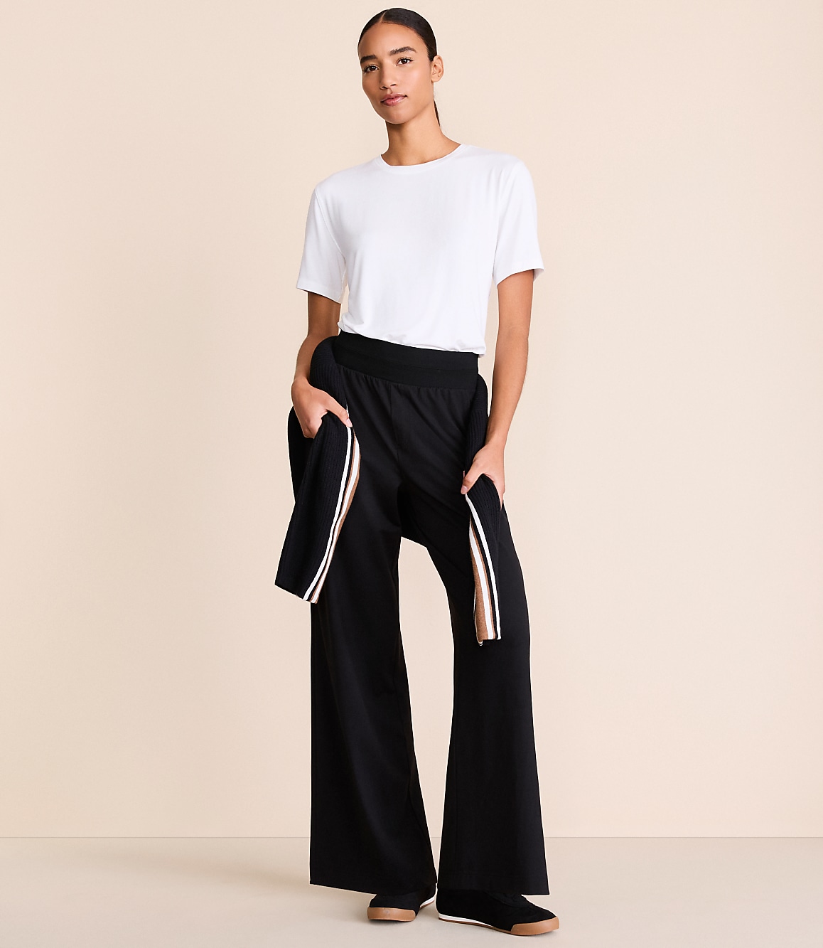 Petite Lou & Grey Brushedsoft Wide Leg Pants