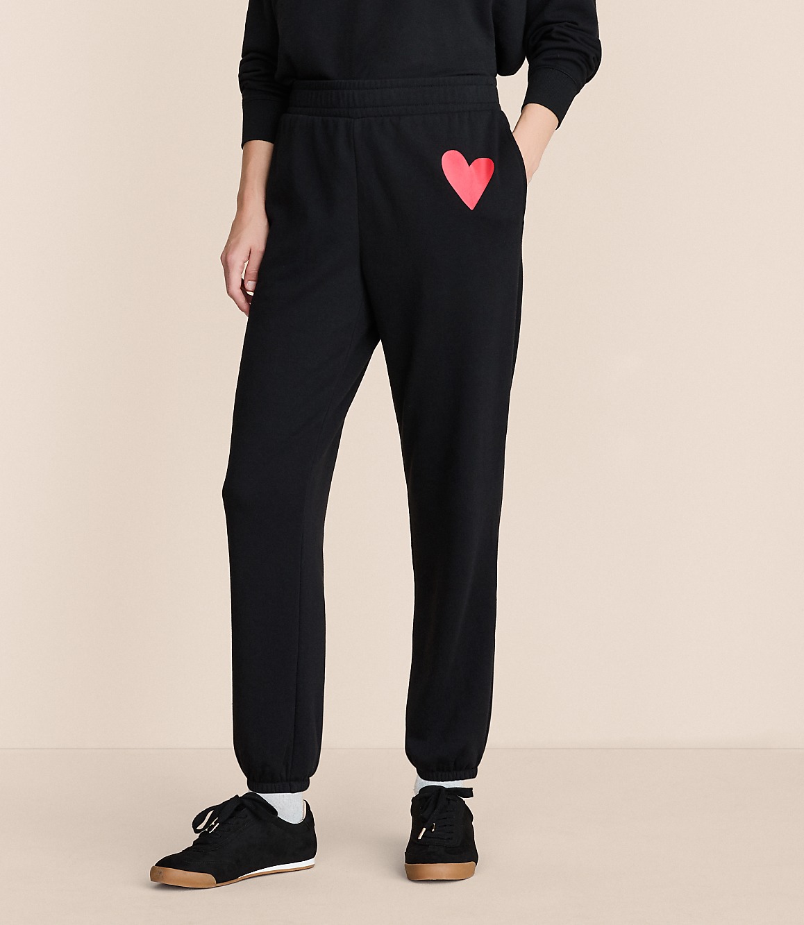 Petite Lou & Grey Heart Cozy Cotton Joggers
