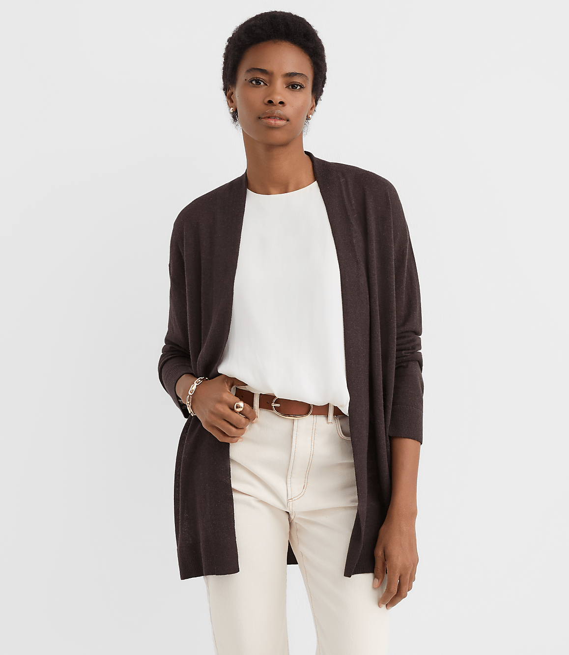 Sheer Open Cardigan