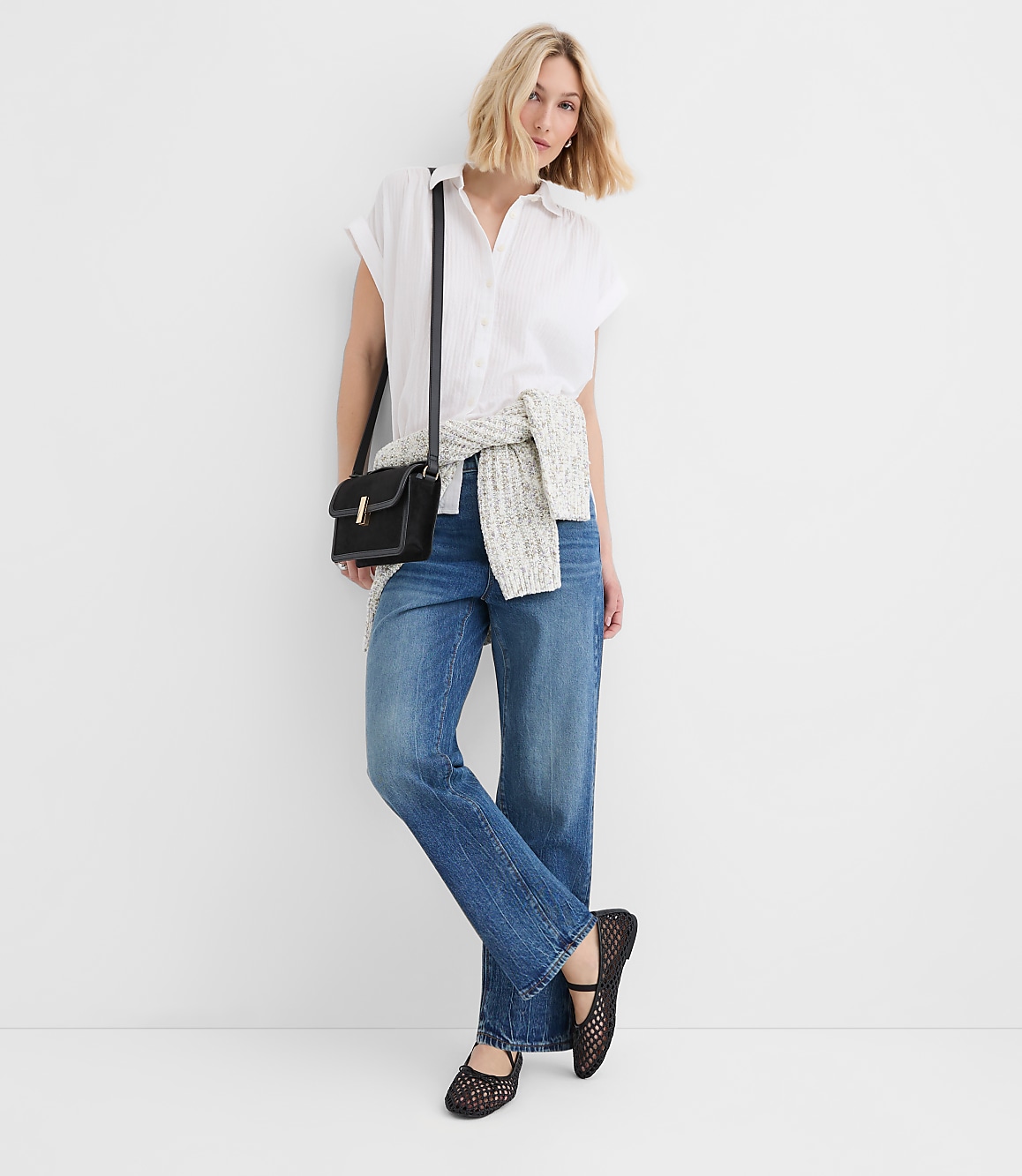 Crinkle Dolman Shirt