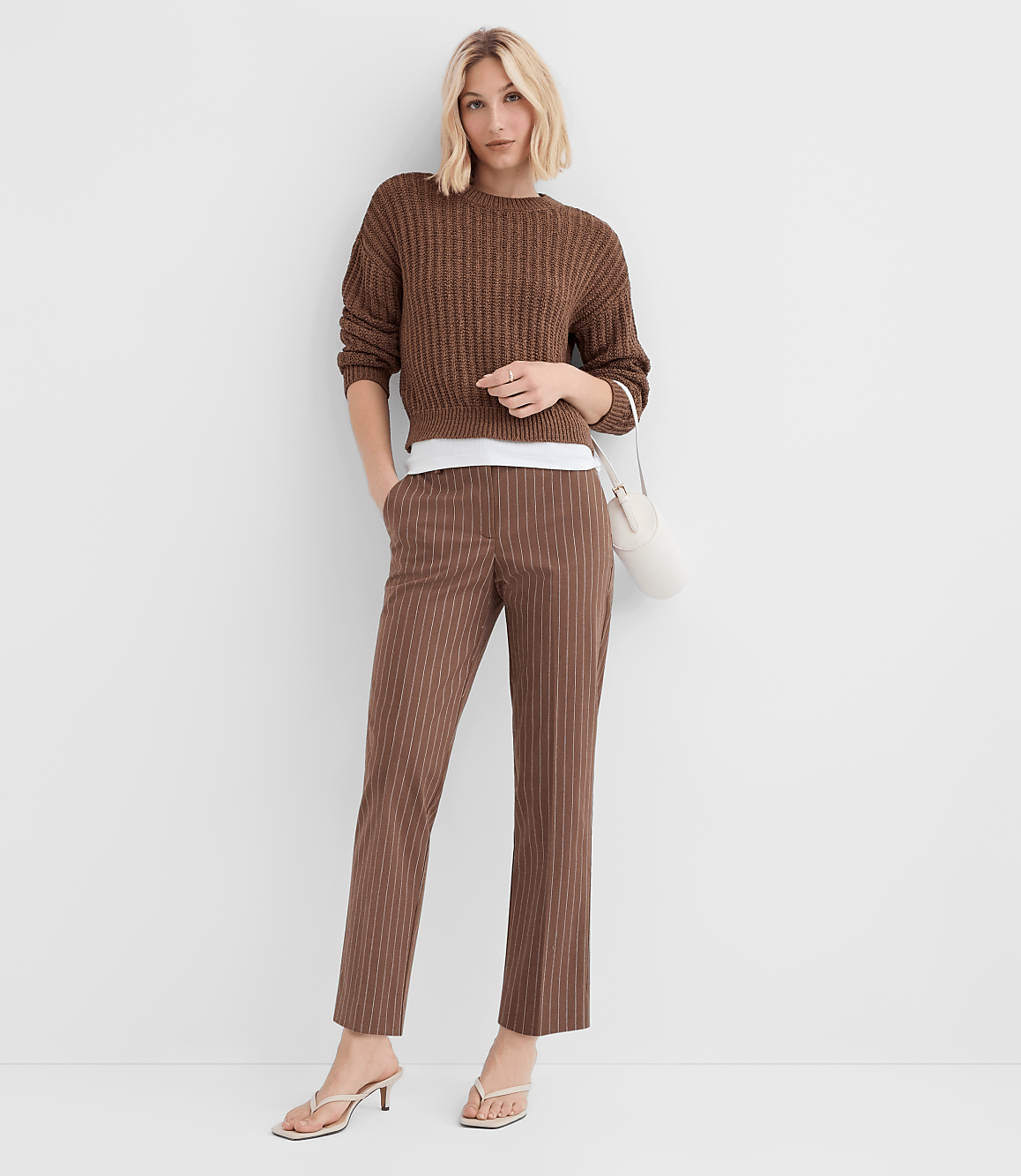 Riviera Slim Pants in Pinstripe