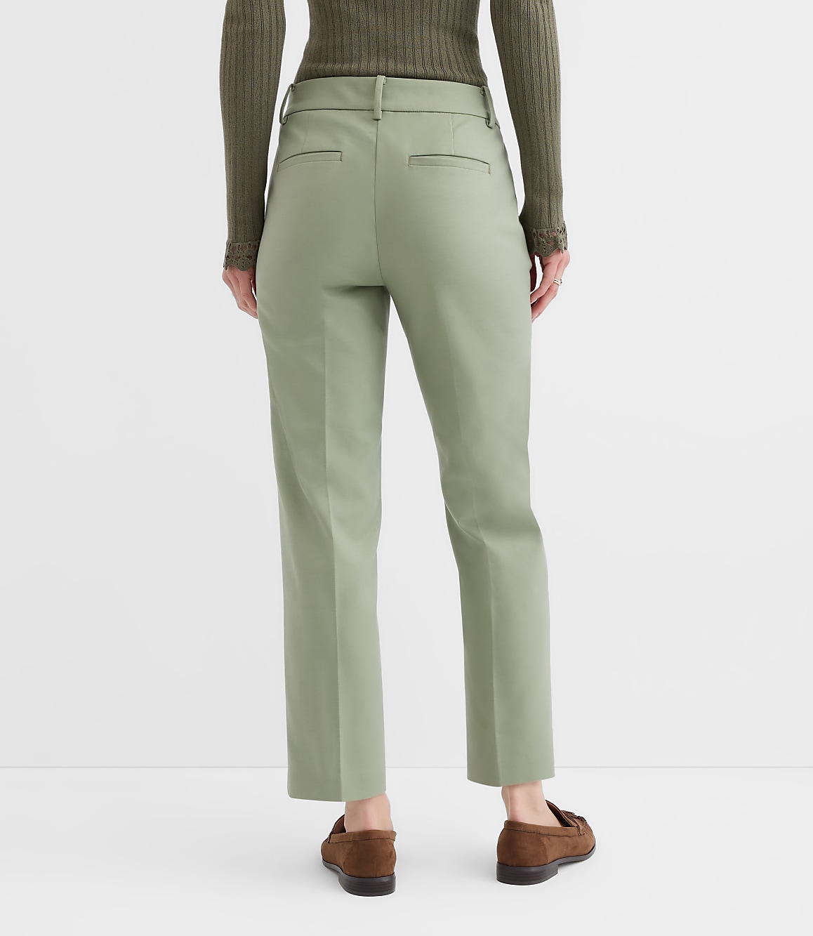 Riviera Slim Pants in Doubleweave