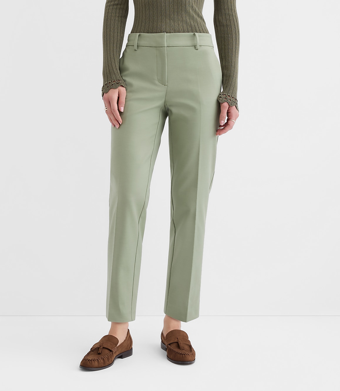 Riviera Slim Pants in Doubleweave