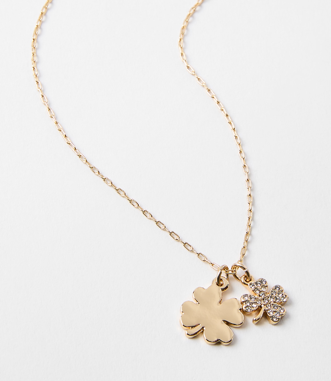 Pave Clover Necklace