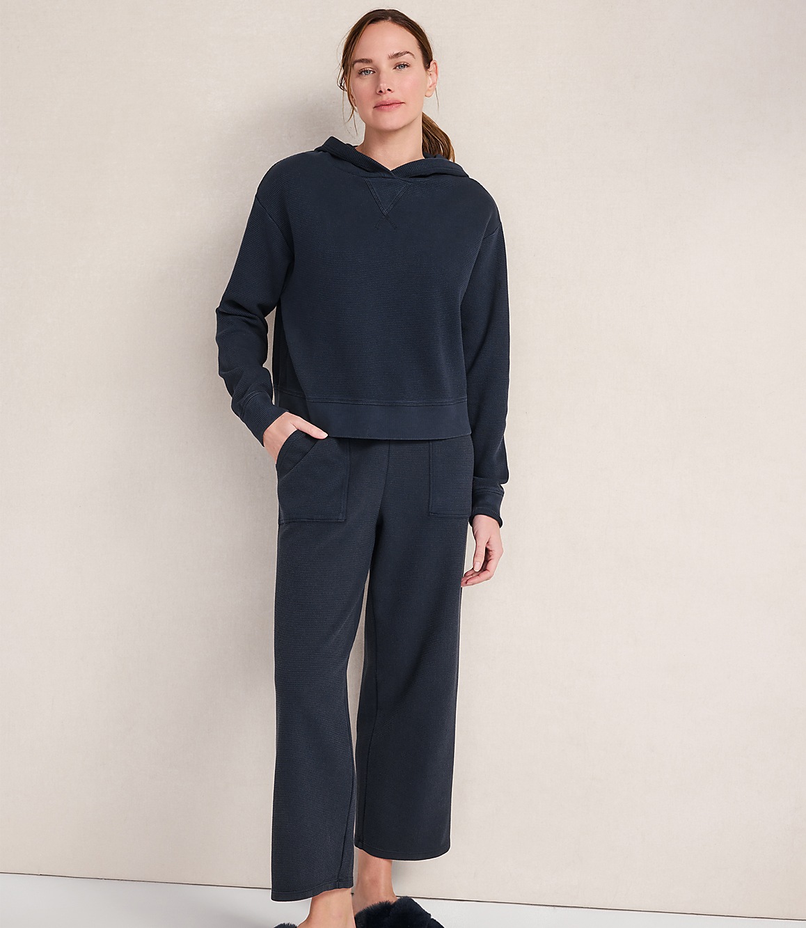Haven Well Within Organic Cotton Waffle Hoodie