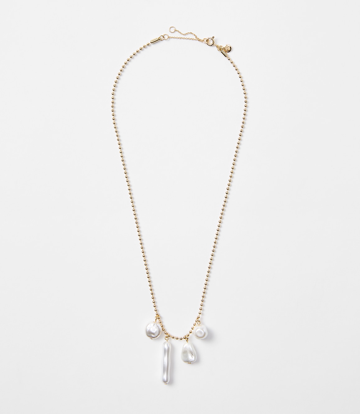 Pearlized Modern Pendant Necklace
