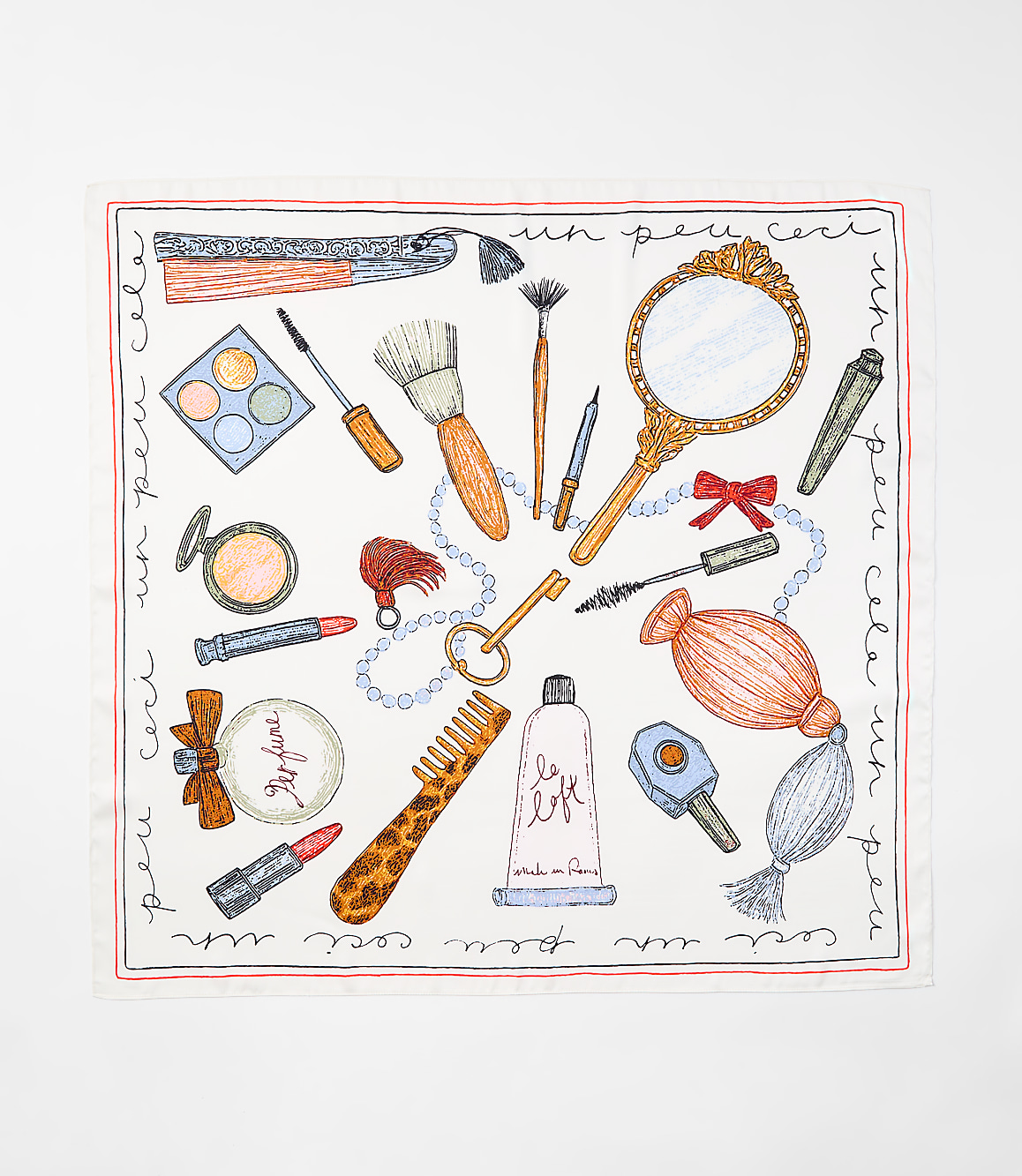 French Beauty Square Scarf