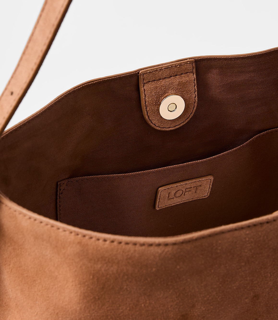Suede Bucket Bag