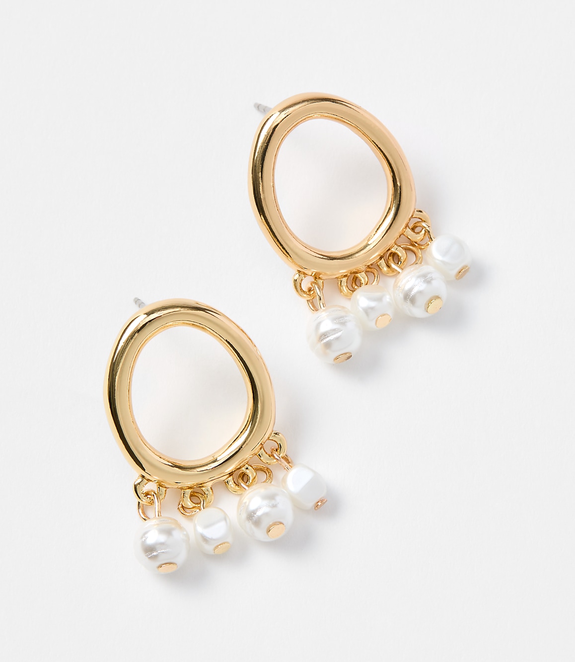 Mother Of Pearl Cluster Stud Earrings