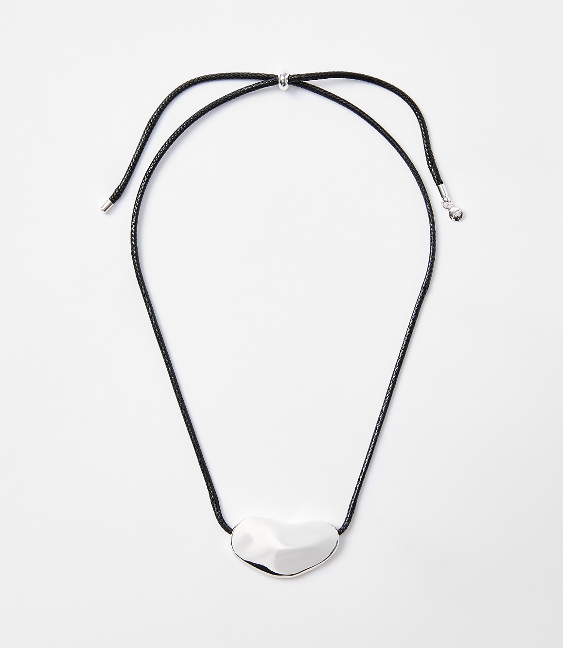 Metal Nugget Pull Tie Necklace