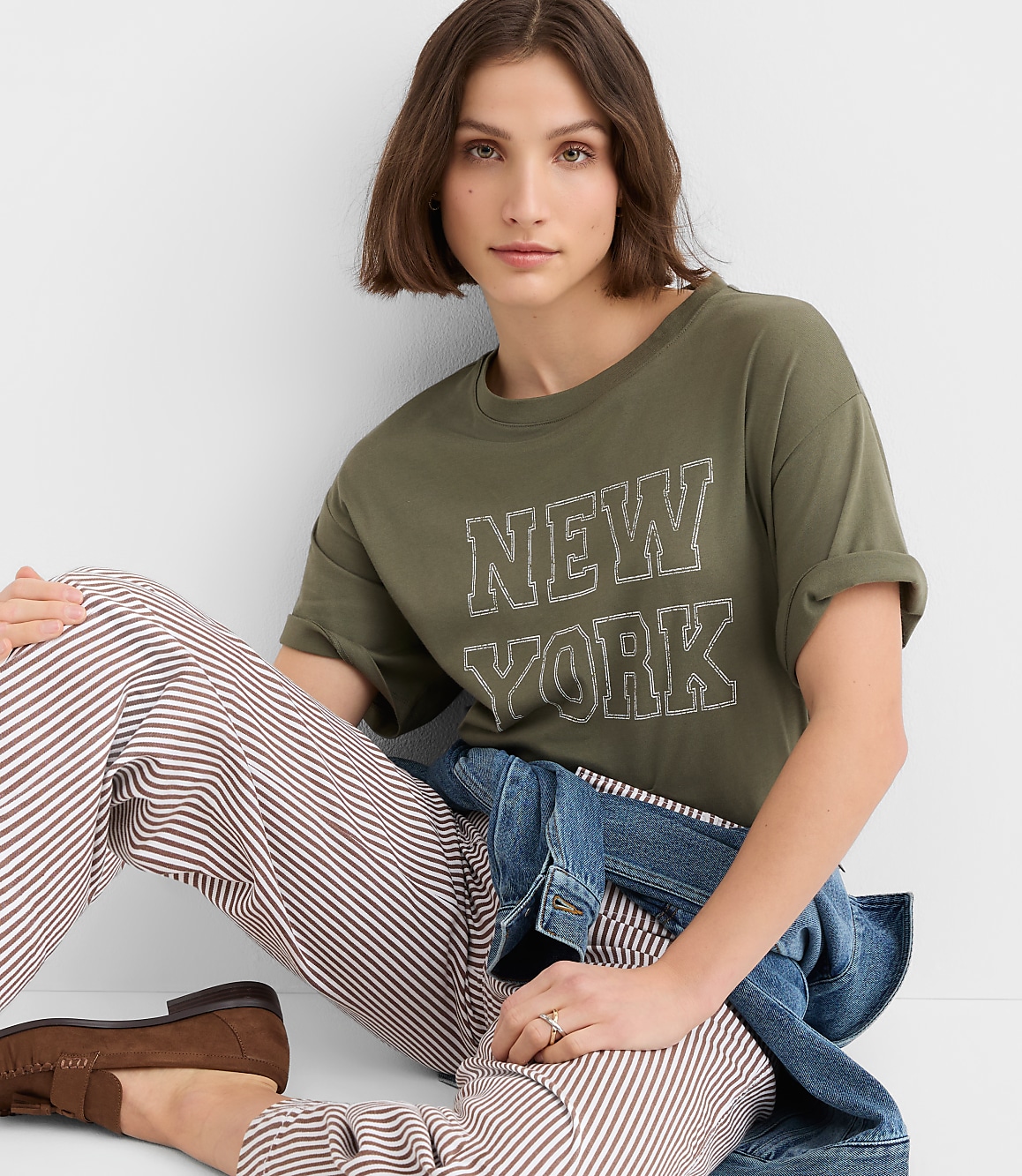 New York Oversized Jersey Tee