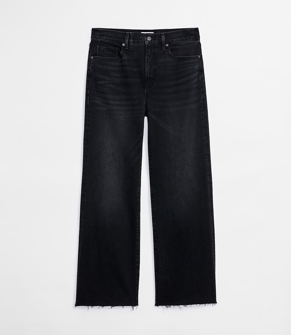Rivete Tall Curvy Fresh Cut High Rise Wide Leg Jeans in Noir Wash