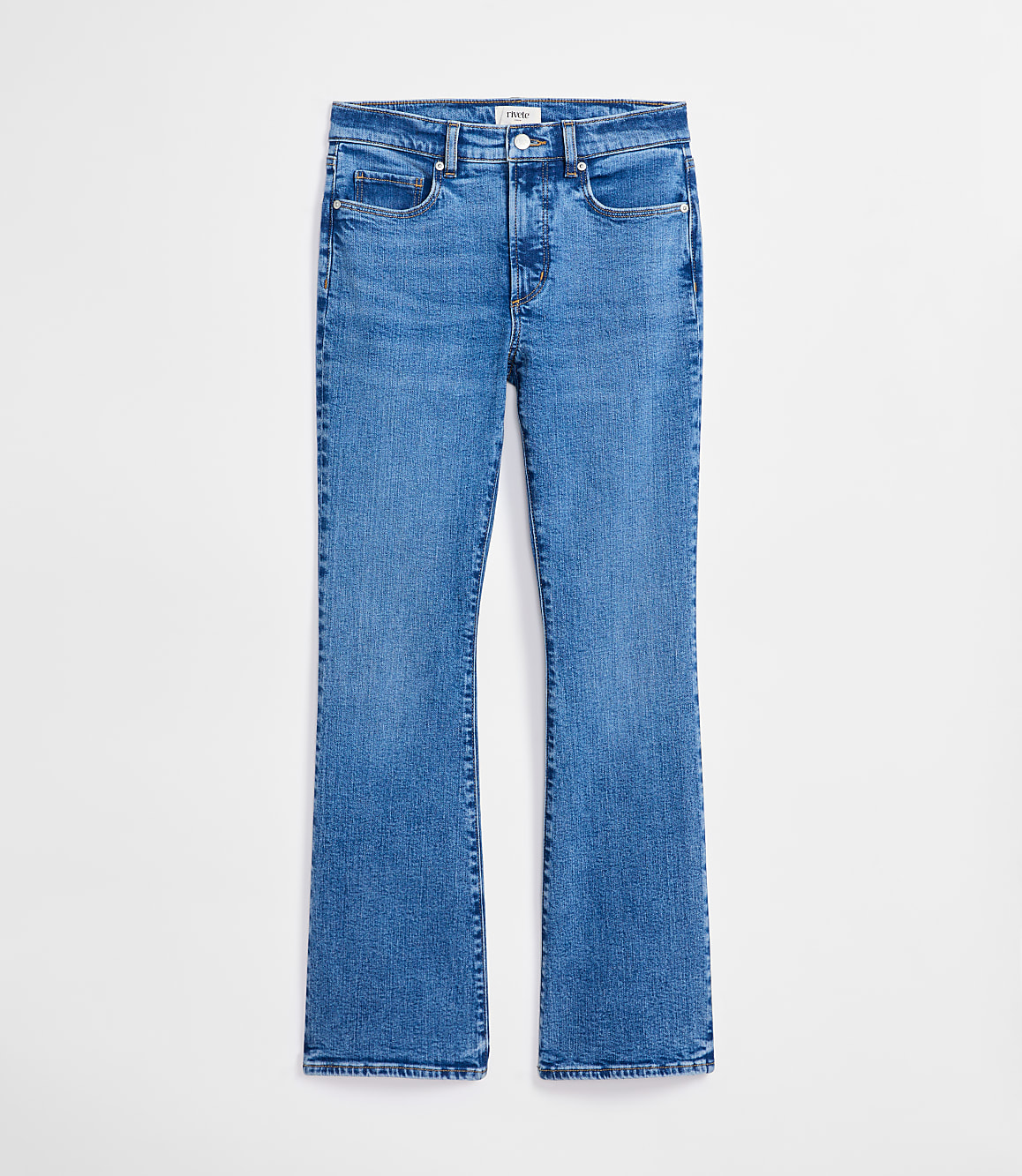 Rivete Tall Mid Rise Boot Jeans in Vintage Mid Wash