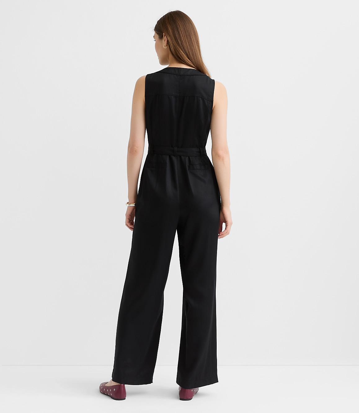 Tall Seamed Zip Jumpsuit