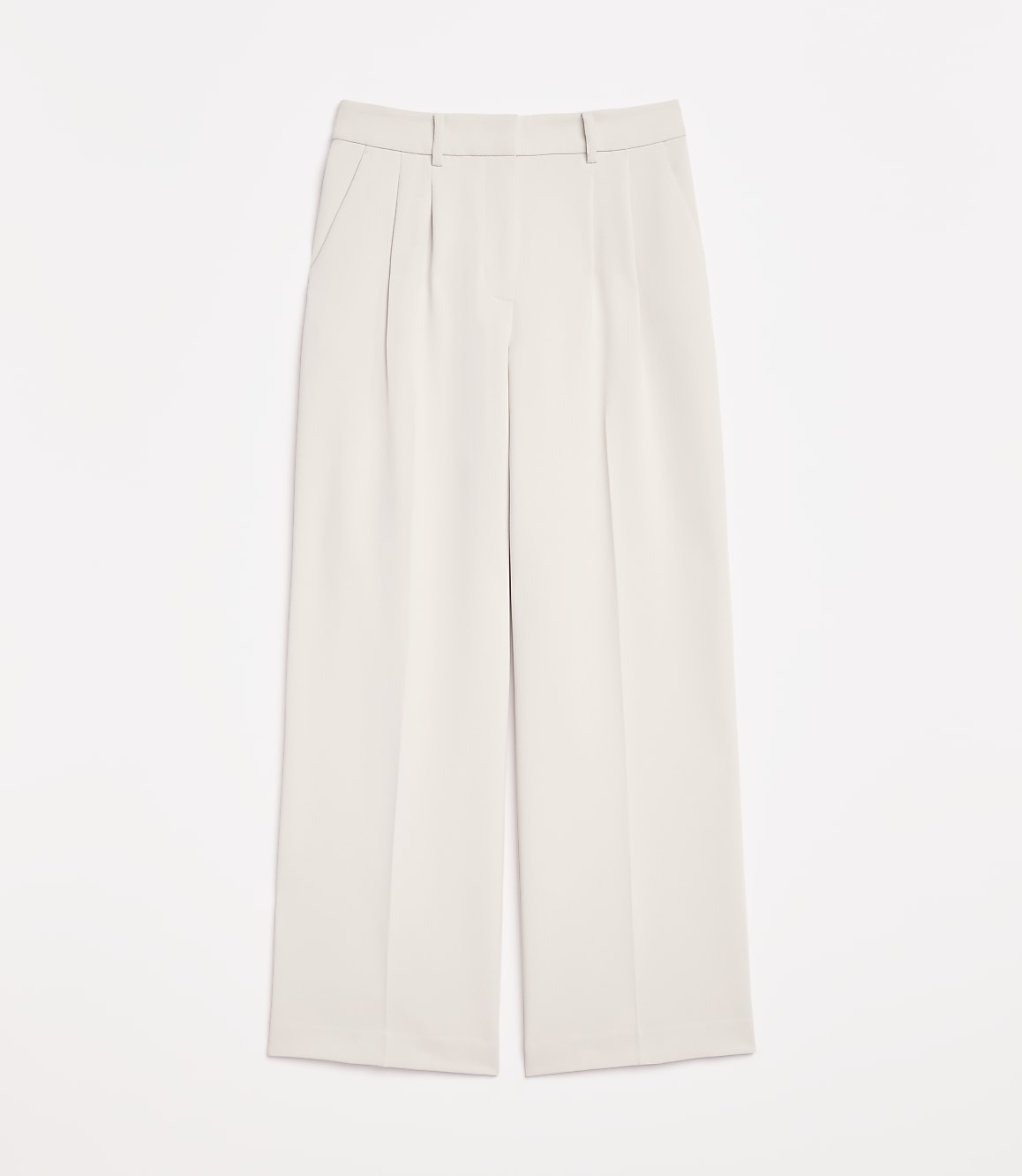Tall LOFT Versa Crepe Drape Pleated Relaxed Straight Pants