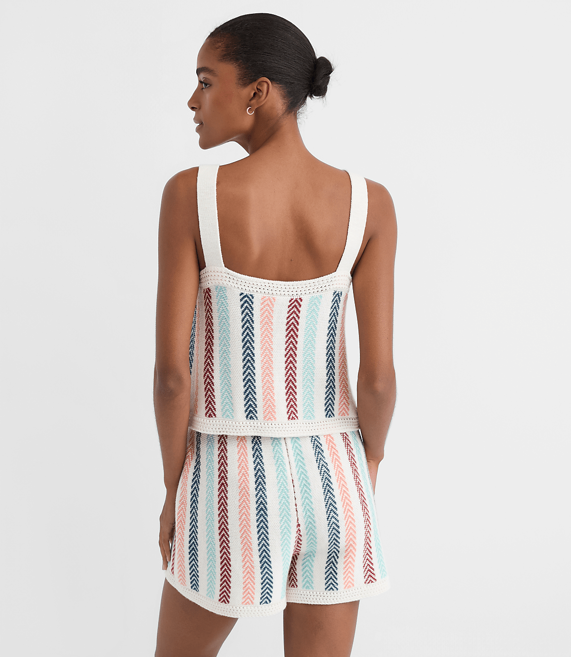 Petite LOFT Beach Chevron Stripe Tank Top