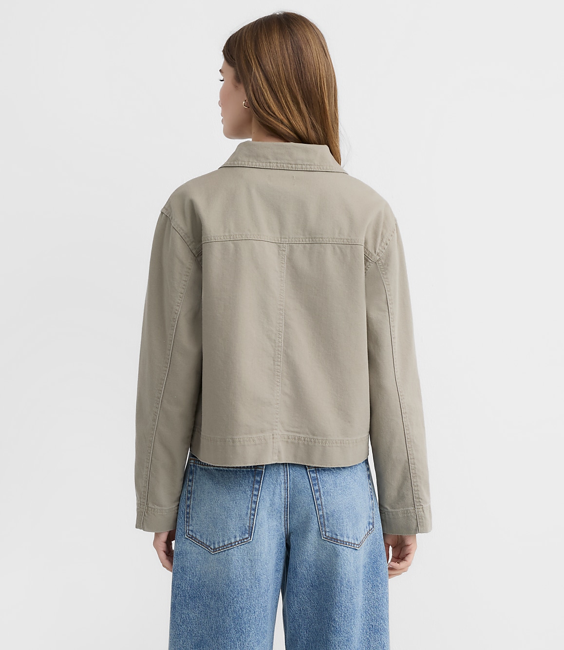 Petite Twill Utility Jacket