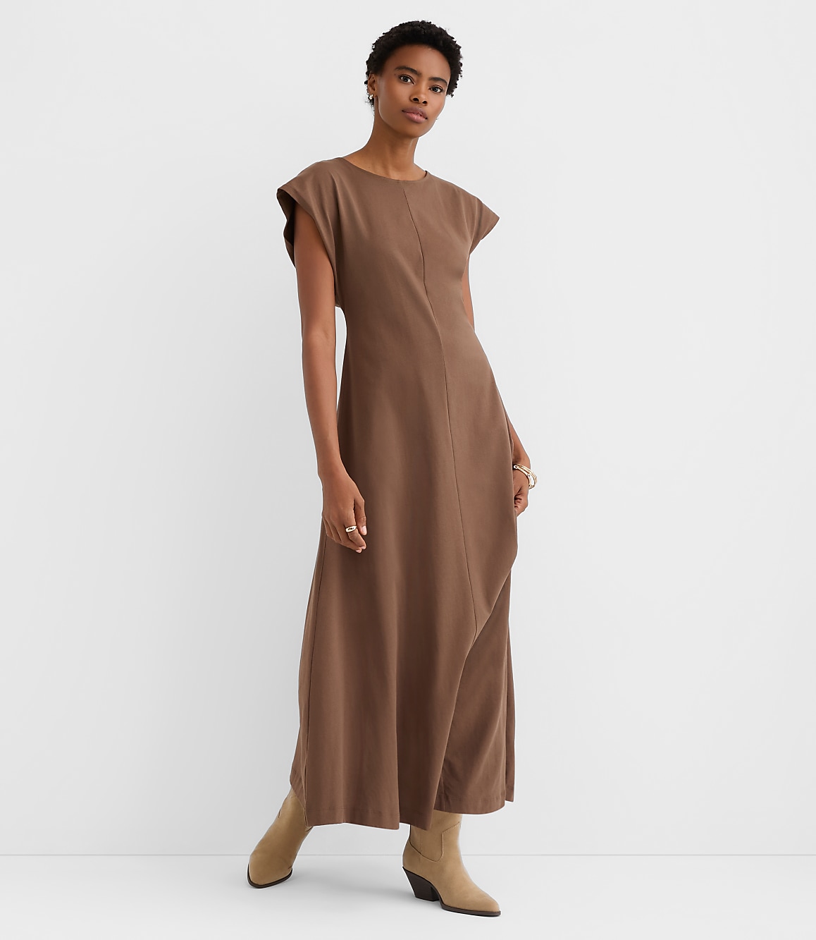 Tall Seamed Sheath Maxi Dress