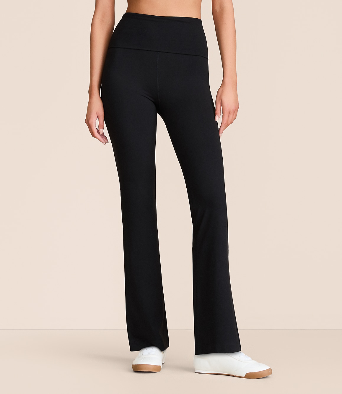 Petite Lou & Grey Brushedsoft Foldover Flare Pants