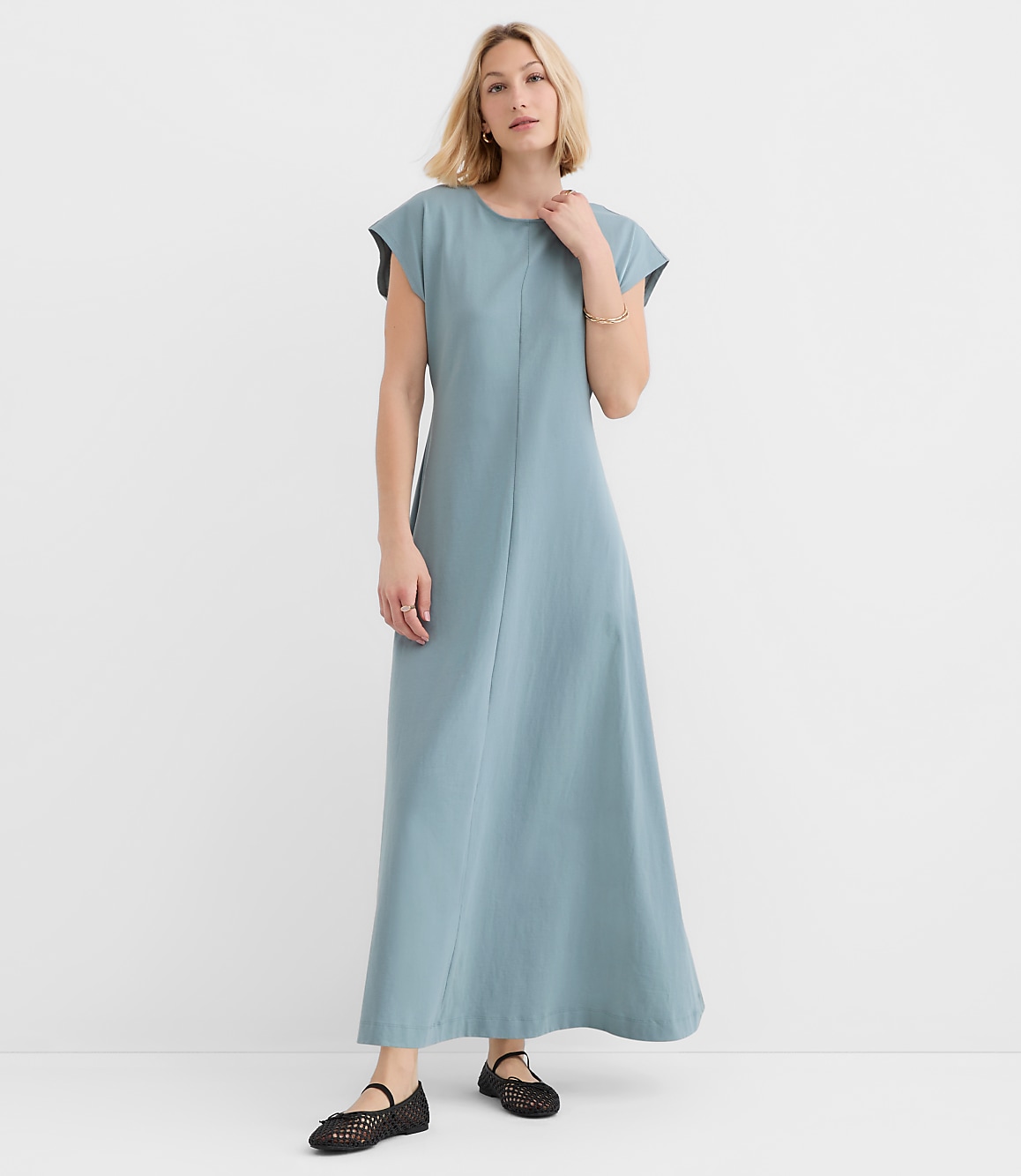 Petite Seamed Sheath Maxi Dress