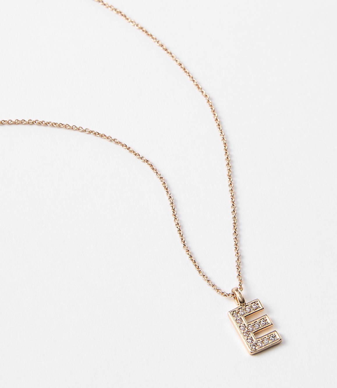 Pave Initial Necklace