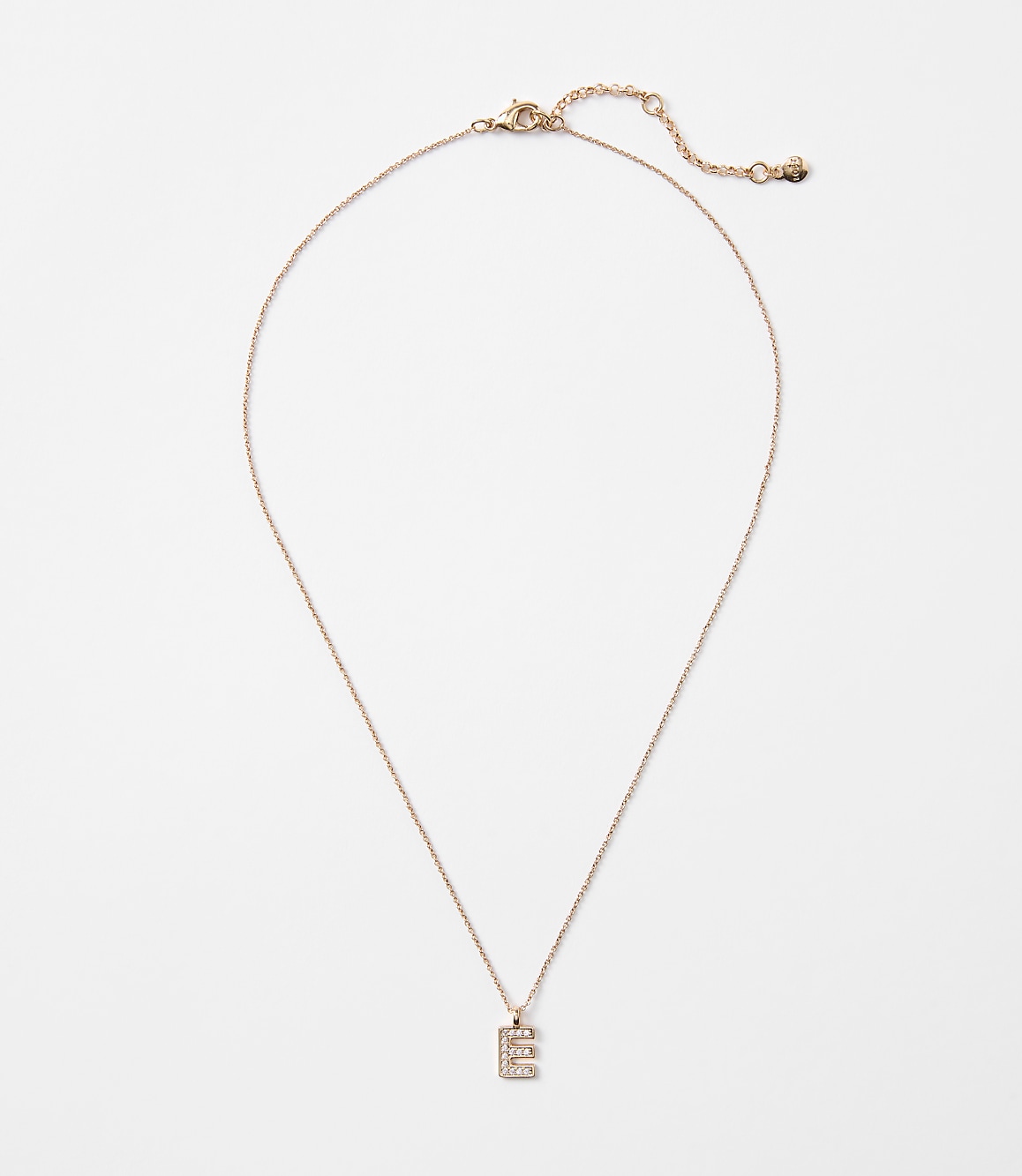 Pave Initial Necklace